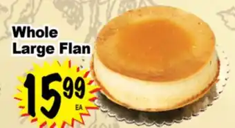 Superior Grocers Whole Large Flan offer