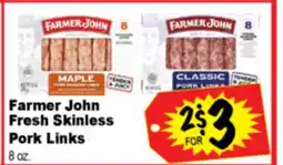 Superior Grocers Farmer John Fresh Skinless Pork Links offer