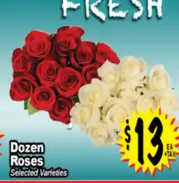 Superior Grocers Dozen Roses offer