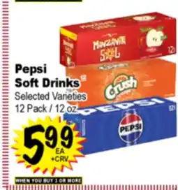 Superior Grocers Pepsi Soft Drinks offer