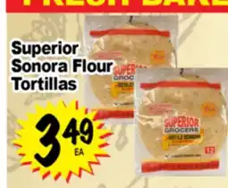Superior Grocers Superior Sonora Flour Tortillas offer