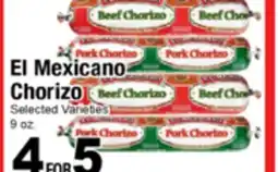 Superior Grocers El Mexicano Chorizo offer