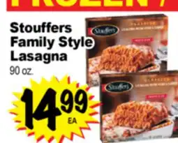 Superior Grocers Stouffers Family Style Lasagna offer