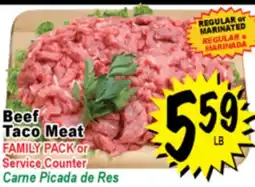 Superior Grocers Beef Taco Meat offer