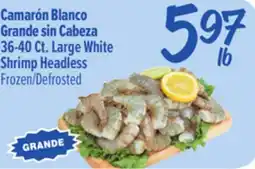 El Super Large White Shrimp Headless offer
