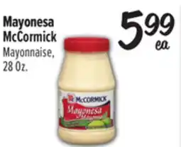 El Super McCormick Mayonnaise offer
