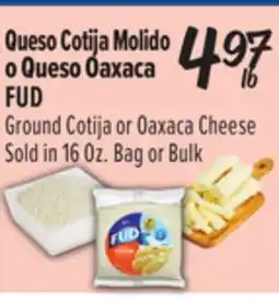 El Super Ground Cotija or Oaxaca Cheese offer