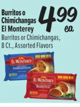 El Super Burritos or Chimichangas offer