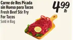 El Super Fresh Beef Stir Fry For Tacos offer