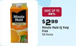 Grocery Outlet Oj Pulp Free offer