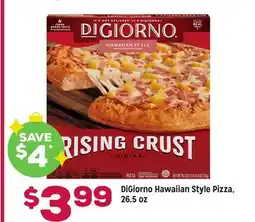 Grocery Outlet DiGiorno Hawaiian Style Pizza offer