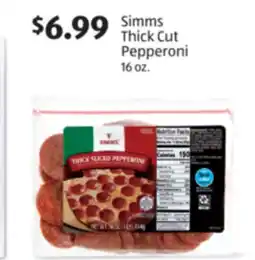 Aldi Simms Thick Cut Pepperoni offer