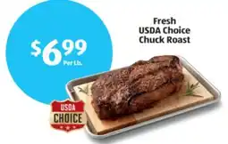 Aldi Fresh USDA Choice Chuck Roast offer