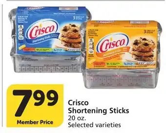 Vons Crisco Shortening Sticks offer
