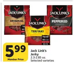 Vons Jack Link's Jerky offer