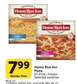 Vons Home Run Inn Pizza offer