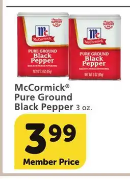 Vons McCormick Pure Ground Black Pepper offer