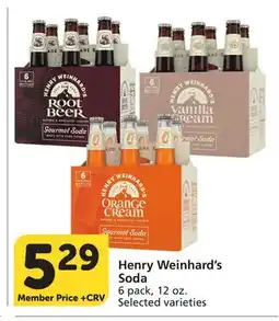 Vons Henry Weinhard's Soda offer
