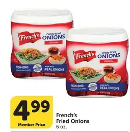 Vons French's Fried Onions offer
