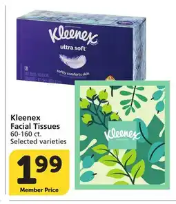 Vons Kleenex Facial Tissues offer