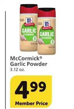 Vons McCormick Garlic Powder offer