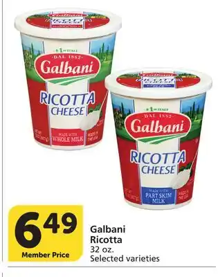 Vons Galbani Ricotta offer