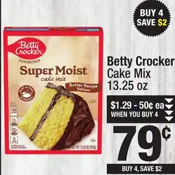 Super King Markets Betty Crocker Cake Mix offer