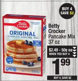 Super King Markets Betty Crocker Pancake Mix offer