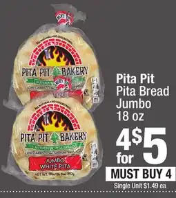 Super King Markets Pita Pit Pita Bread Jumbo offer