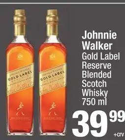 Super King Markets Johnnie Walker Gold Label Reserve Blended Scotch Whisky offer