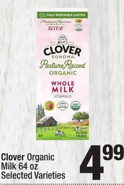 Super King Markets Clover Organic Milk offer