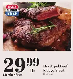 Pavilions Dry Aged Beef Ribeye Steak offer