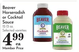 Pavilions Beaver Horseradish or Cocktail Sauce offer