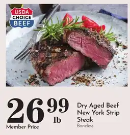 Pavilions Dry Aged Beef New York Strip Steak offer