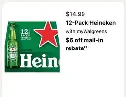 Walgreens 12-Pack Heineken offer
