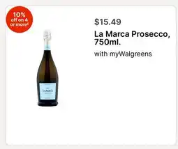Walgreens La Marca Prosecco, 750ml offer