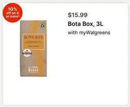 Walgreens Bota Box, 3L offer