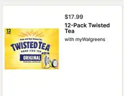 Walgreens 12-Pack Twisted Tea offer
