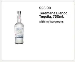 Walgreens Teremana Blanco Tequila, 750ml offer