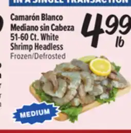 El Super Fresh White Shrimp Headless offer