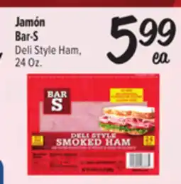 El Super Fresh Bar-S Deli Style Ham offer