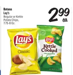 El Super Fresh Lay's Regular or Kettle Potato Chips offer