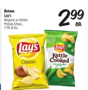 El Super Fresh Lay's Regular or Kettle Potato Chips offer