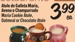 El Super Fresh Maria Cookie Atole, Oatmeal or Chocolate Atole offer