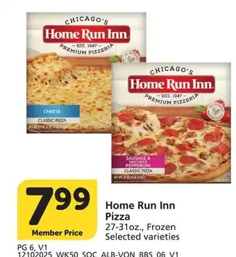 Albertsons Home Run Inn Pizza offer