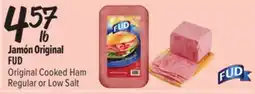 El Super Fresh FUD Original Cooked Ham Regular or Low Salt offer