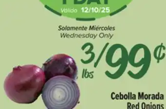 El Super Fresh Red Onions offer