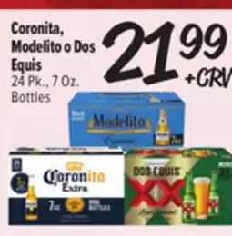 El Super Fresh Coronita, Modelito o Dos Equis offer