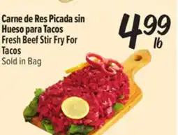 El Super Fresh Fresh Beef Stir Fry For Tacos offer