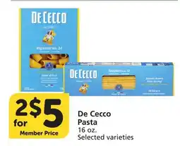 Albertsons De Cecco Pasta offer